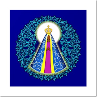 Appearred Virgin Mary Mandala Posters and Art